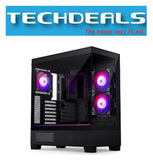 Phanteks XT Series View ATX Case T.G. 3x M25-120 DRGB Fan, Black