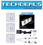 LIAN LI UNI FAN TL 120-3 with controller White