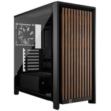 CORSAIR FRAME 4000D WOOD RS Modular Mid-Tower PC Case - Black & Walnut