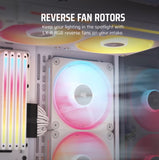 CORSAIR iCUE LINK LX120-R RGB 120mm PWM Reverse Fan Expansion - White