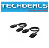 CORSAIR iCUE LINK Slim Cable, 200mm (90 Degrees Connector) - 2 x Cables