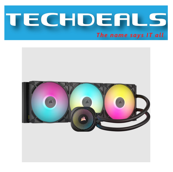 CORSAIR iCUE LINK TITAN 420 RX RGB Liquid CPU Cooler with RX140 RGB fans