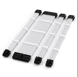 Tecware FLEX PSU Sleeved Extension V2 - 24pin / 4+4pin / 6+2pin*2 - White