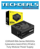 CORSAIR RMx Series RM1000x Cybenetics Gold ATX3.1 PCIe5.1 Fully Modular Power Supply