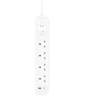 Belkin SRB001af2M 4-OutletSurge Protector w/1xUSB-C & 1xUSB-A