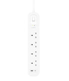 Belkin SRB001af2M 4-OutletSurge Protector w/1xUSB-C & 1xUSB-A