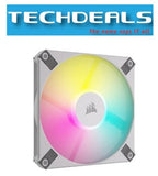 Corsair iCUE AF120 RGB SLIM, Fluid Dynamic RGB Fan, White - Single Pack