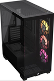 CORSAIR 3500X RGB Tempered Glass Micro ATX , Black