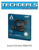 Arctic P14 Slim 140mm PWM PST Black