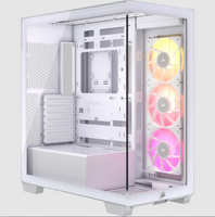 CORSAIR 3500X Tempered Glass Micro ATX , White