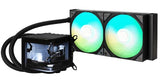 TRYX PANORAMA ARGB 240mm Liquid Cooler AIO with Curved OLED display - Black | White