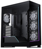 Phanteks NV Series NV5S ATX Case, Tempered Glass , 4x 120mm M25 Fans DRGB - Black