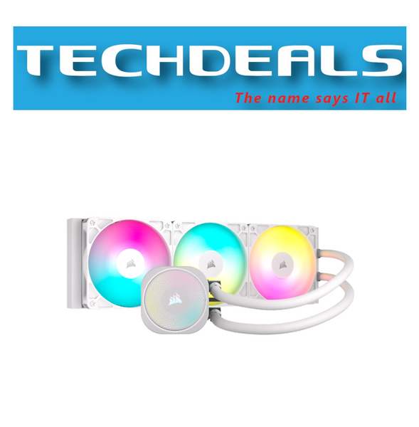 CORSAIR NAUTILUS 360 RS ARGB, 360mm Radiator, Liquid CPU Cooler - White