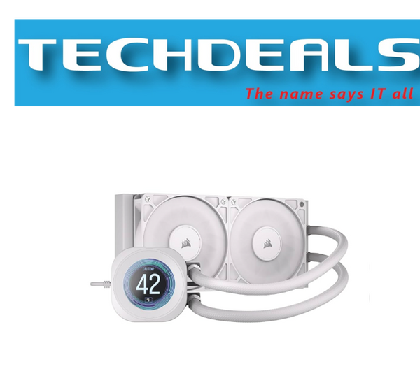 CORSAIR NAUTILUS 240 RS LCD Liquid CPU COOLER WHITE