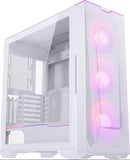 Phanteks Eclipse G500A ATX Case, Tempered Glass, 3x DRGB 140mm fans, Matte White