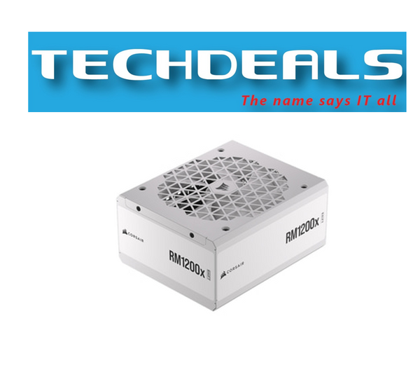 CORSAIR RM1200x Shift White, 1200 Watt, 80 + GOLD, Fully Modular / Cybernetics Gold Power Supply