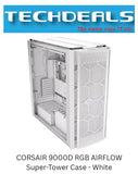 CORSAIR 9000D RGB AIRFLOW Super-Tower Case - White