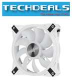 Corsair QL Series, White QL120 RGB, 120mm RGB LED Fan, Single Pack