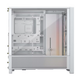 CORSAIR FRAME 4000D RS ARGB Mid-Tower PC Case, White (Includes 3x CORSAIR RS ARGB PWM Fans)