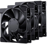 Phanteks M25 G2 120mm, PWM fan, Black, 3pack