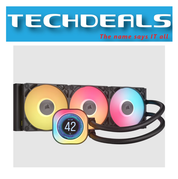 CORSAIR iCUE LINK TITAN 360 RX LCD Liquid CPU Cooler