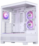 Phanteks XT Series View ATX Case T.G. 3x M25-120 DRGB Fan, White