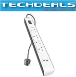 Belkin BSV401SA2M 4-Outlets 2M Surge Protection Strip w/2xUSB