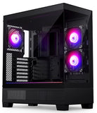 Phanteks XT Series View ATX Case T.G. 3x M25-120 DRGB Fan, Black
