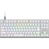 Corsair K60 RGB PRO TKL Tenkeyless Optical-Mechanical Gaming Keyboard - Corsair OPX Switch - White