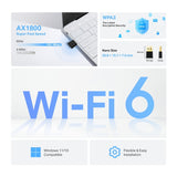 Tp-Link Archer TX20U NANO AX1800 DB WiFi6 USB Adaptor