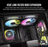 CORSAIR RX RGB Series, iCUE LINK RX120 RGB, 120mm Fan, Single Fan (Expansion Pack)