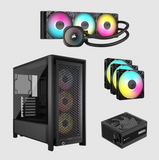 CORSAIR FRAME 4000D RS ARGB Mid-Tower PC Case, Black  (Includes 3x CORSAIR RS ARGB PWM Fans)