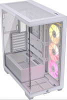CORSAIR 3500X Tempered Glass Micro ATX , White