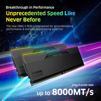 KLEVV CRAS V RGB DDR5 6000 CL30 (32GB x 2) Black | White