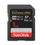 SanDisk Extreme PRO SDXC™ UHS-II Card - 64GB | 128GB | 256GB | 512GB | 1TB