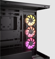 CORSAIR iCUE LINK 3500X RGB Tempered Glass Micro ATX , Black