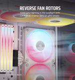 CORSAIR iCUE LINK LX140-R RGB 140mm PWM Reverse Fan Expansion - White