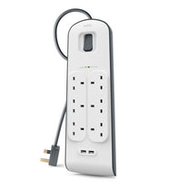 Belkin BSV604SA2M 2.4Amp USB Charging 6-outlet Surge Protection Strip