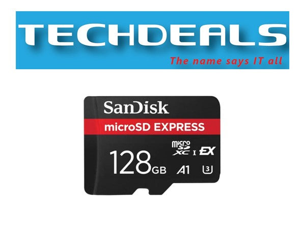 SanDisk microSD Express,880/480MB/s,A1,U3,UHS-I,RPD2,W/JC,4x6 Box,Global - 128GB | 256GB | 512GB