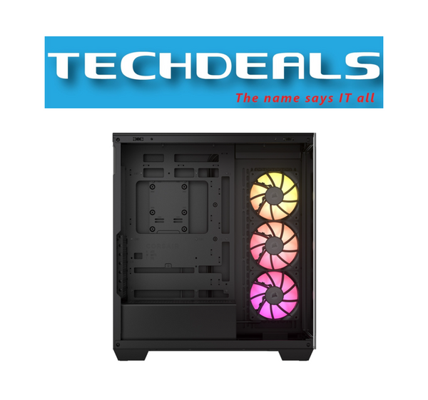 CORSAIR iCUE LINK 3500X RGB Tempered Glass Micro ATX , Black