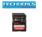Extreme Pro SDXC,64GB, V60, U3, C10, UHS-II, 280MB/s R, 100MB/s W, 4x6