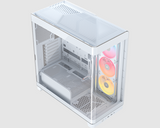 CORSAIR FRAME 4500X LX-R RGB LINK Panoramic Glass Mid-Tower PC Case, White