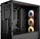 CORSAIR FRAME 4000D RS ARGB Mid-Tower PC Case, Black  (Includes 3x CORSAIR RS ARGB PWM Fans)