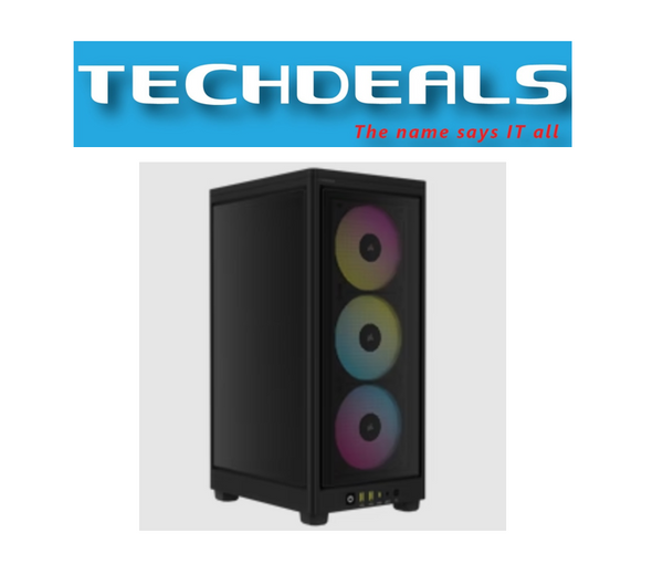 Corsair iCUE 2000D RGB Airflow Mini-ITX Case, Black