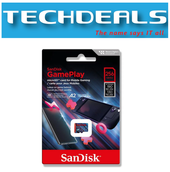 Sandisk Extreme microSD Mobile Gaming UHS-I 190 MB/s - 256GB | 512GB | 1TB