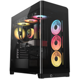 CORSAIR FRAME 4500X LX-R RGB LINK Panoramic Glass Mid-Tower PC Case, Black