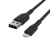 Belkin BoostCharge Pro Braided Lightning to USB-A Cable (1m / 3.3ft, Black)