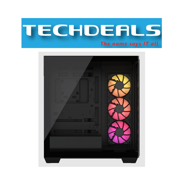 CORSAIR 3500X Tempered Glass Micro ATX, Black