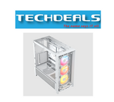 CORSAIR FRAME 4000D RS ARGB Mid-Tower PC Case, White (Includes 3x CORSAIR RS ARGB PWM Fans)