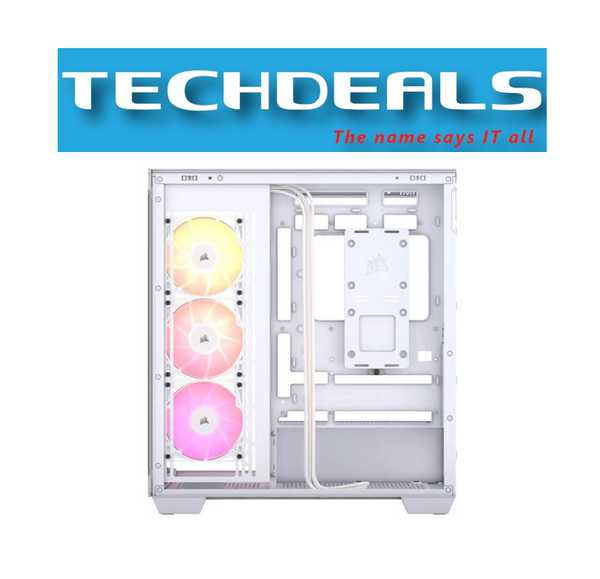 CORSAIR 3500X Tempered Glass Micro ATX , White